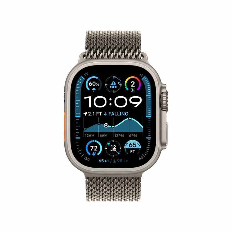 اپل واچ الترا 2 با بند میلانس Apple Watch ultra 2 Milanese