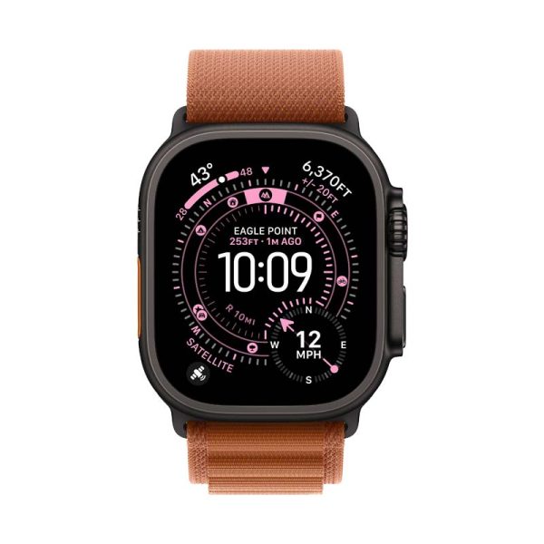 اپل واچ مدل اولترا نسل 3 تیتانیومی با بند الپاین لوپ | Apple Watch Ultra 3 Titanium Alpine Loop